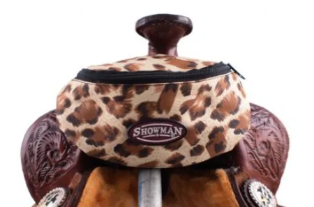 Cheetah Print saddle Pouch