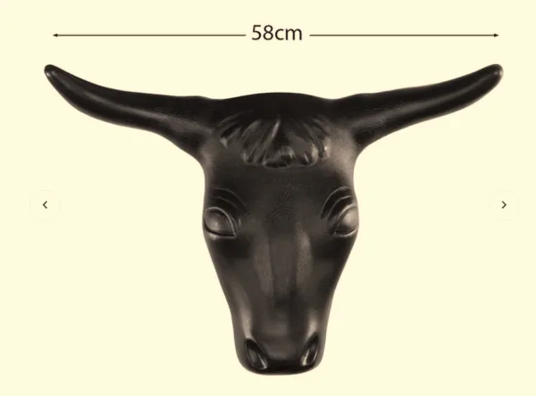 Steer Head with Prongs